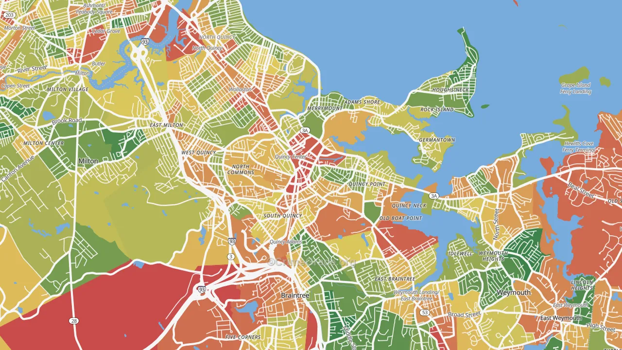 02169, MA Map of Theft Rates