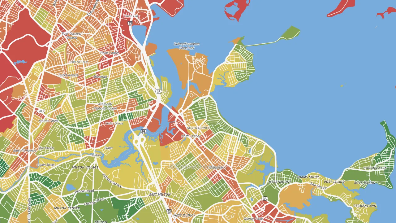 02171, MA Map of Theft Rates