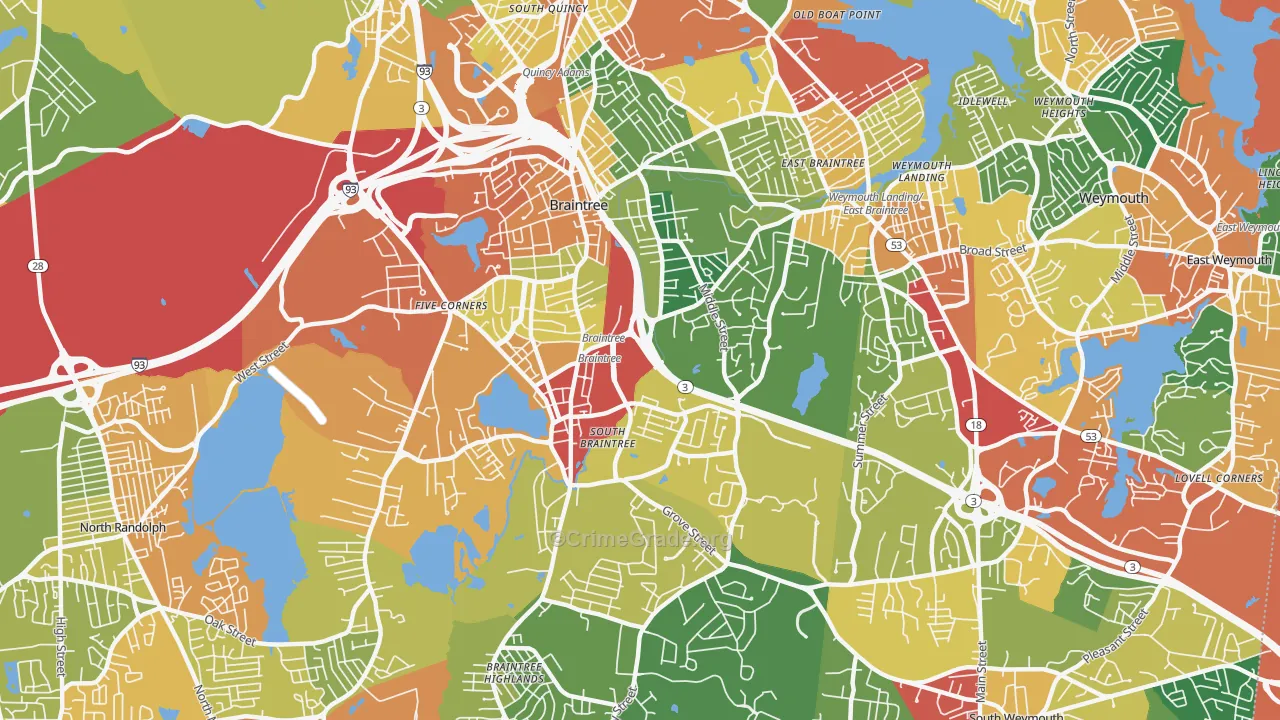 02184, MA Map of Theft Rates