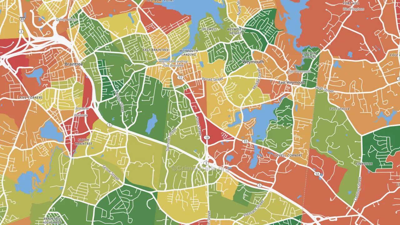 02188, MA Map of Theft Rates