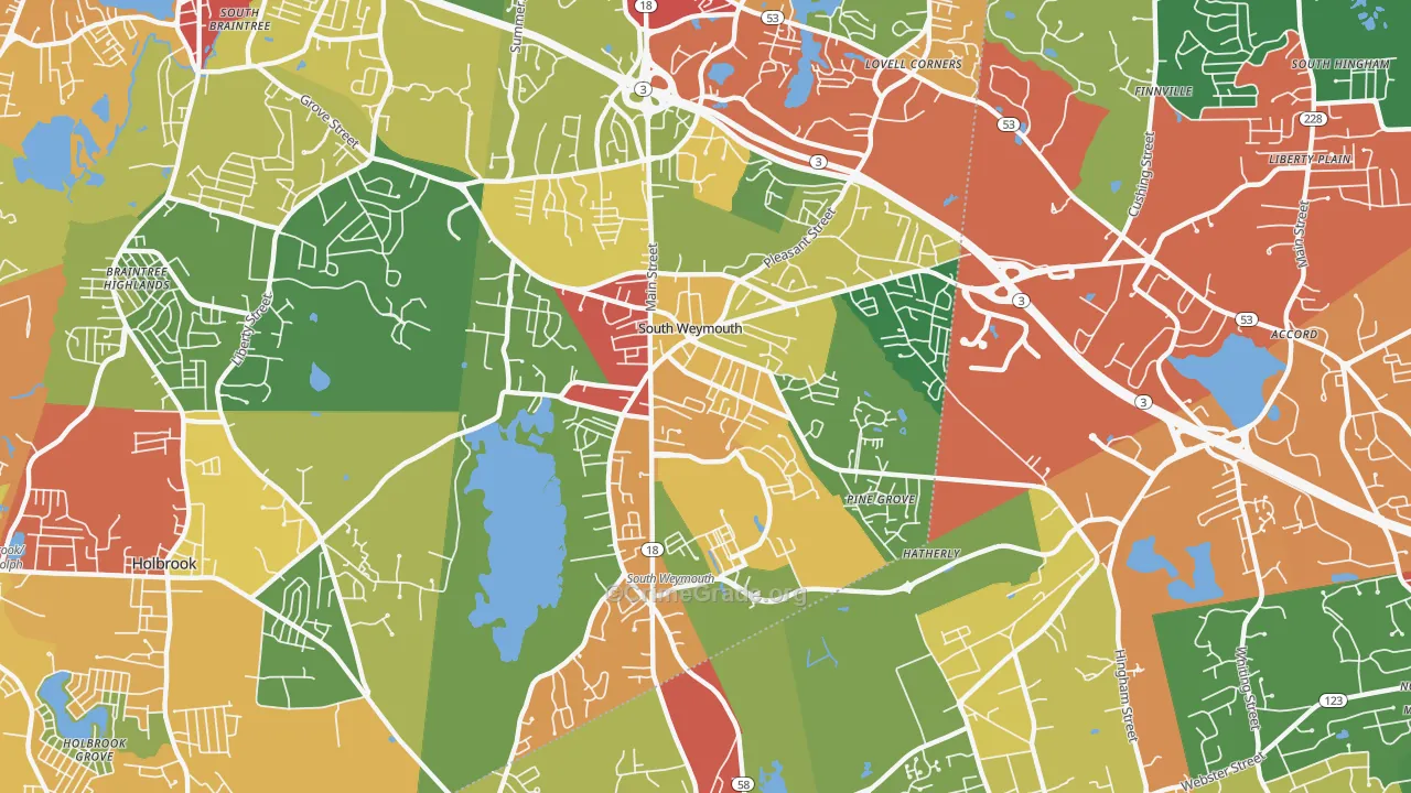 02190, MA Map of Theft Rates
