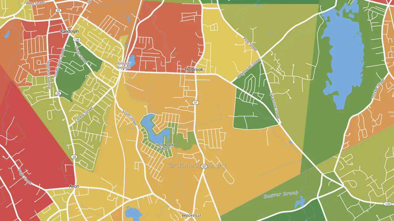 02343, MA Map of Theft Rates