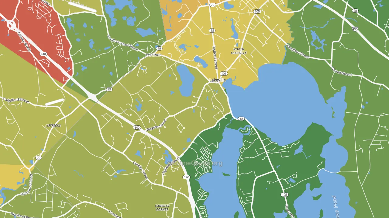 02347, MA Map of Theft Rates