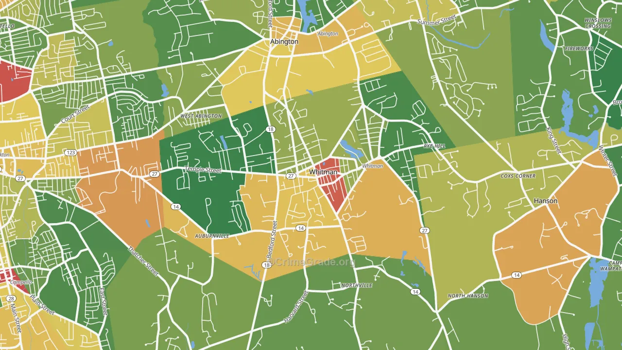 02382, MA Map of Theft Rates