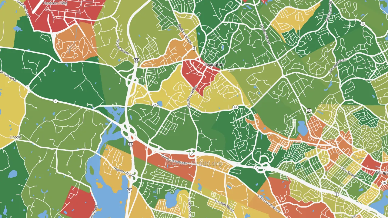 02421, MA Map of Theft Rates