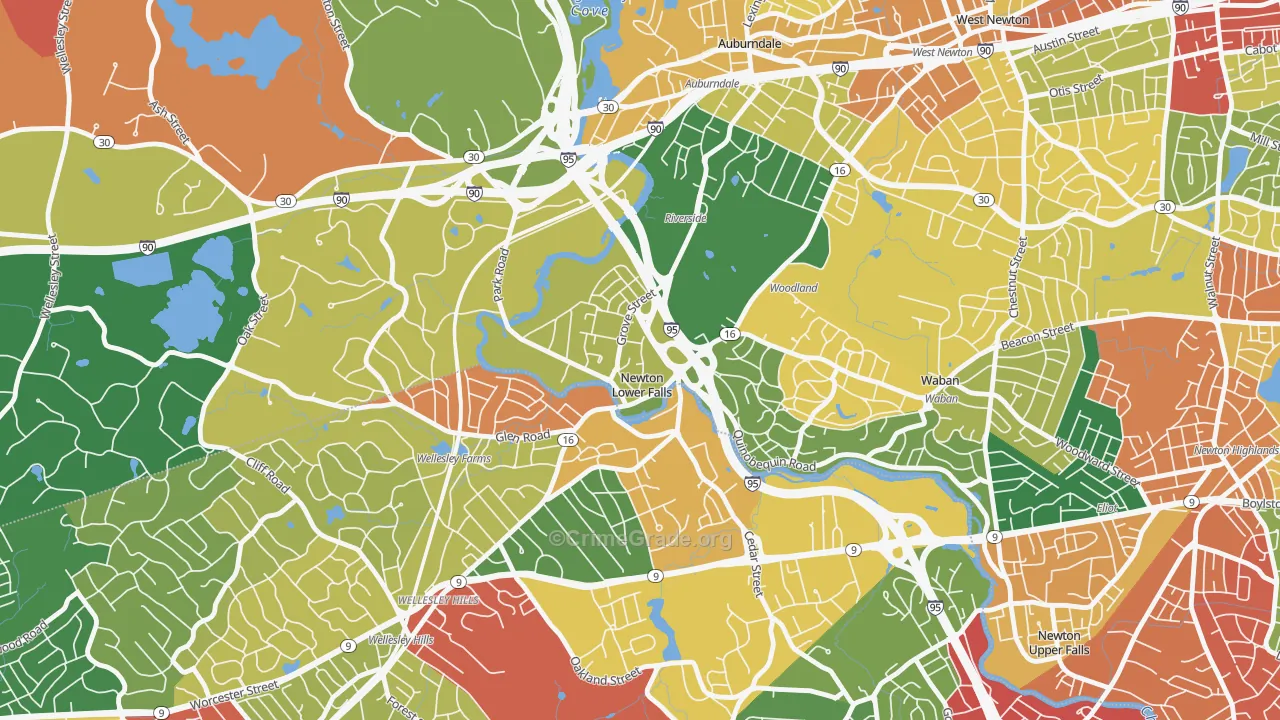 02462, MA Map of Theft Rates