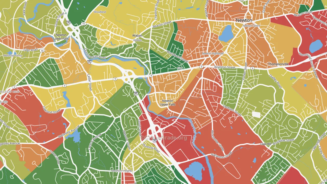 02464, MA Map of Theft Rates