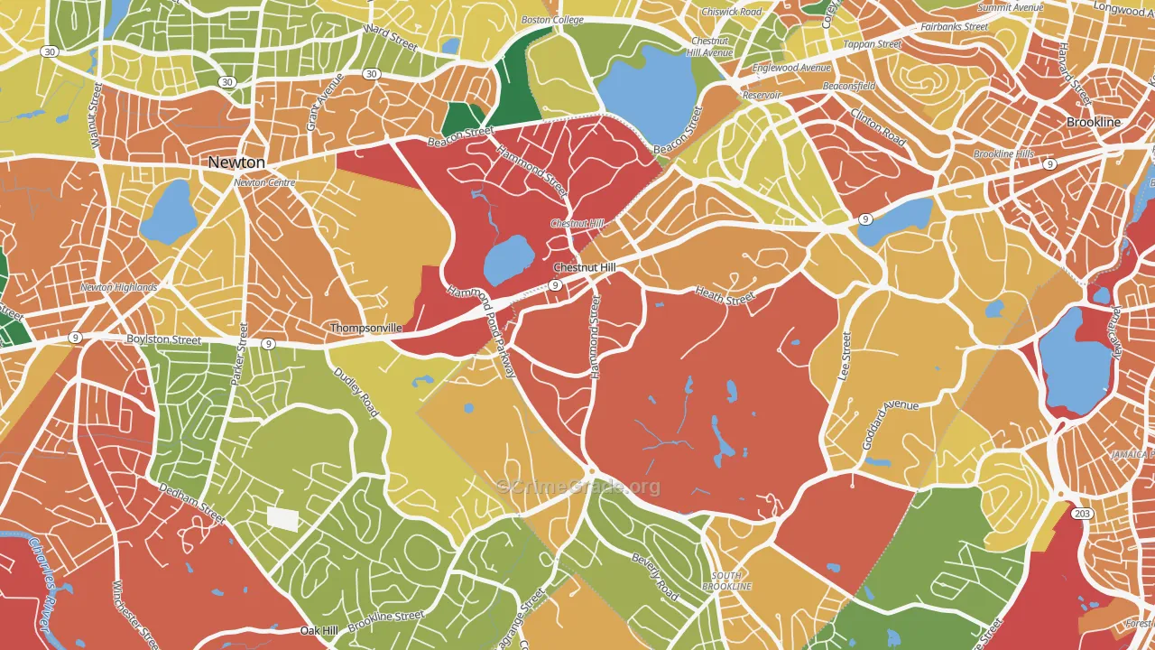 02467, MA Map of Theft Rates