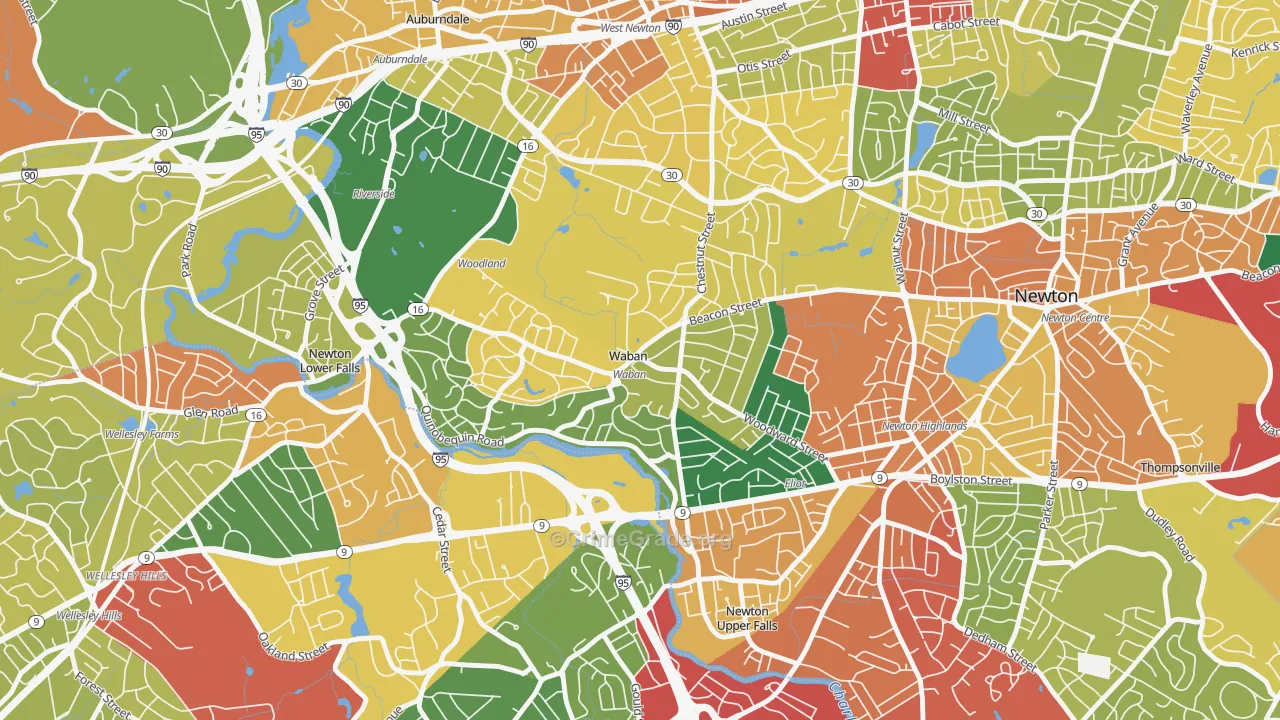 02468, MA Map of Theft Rates