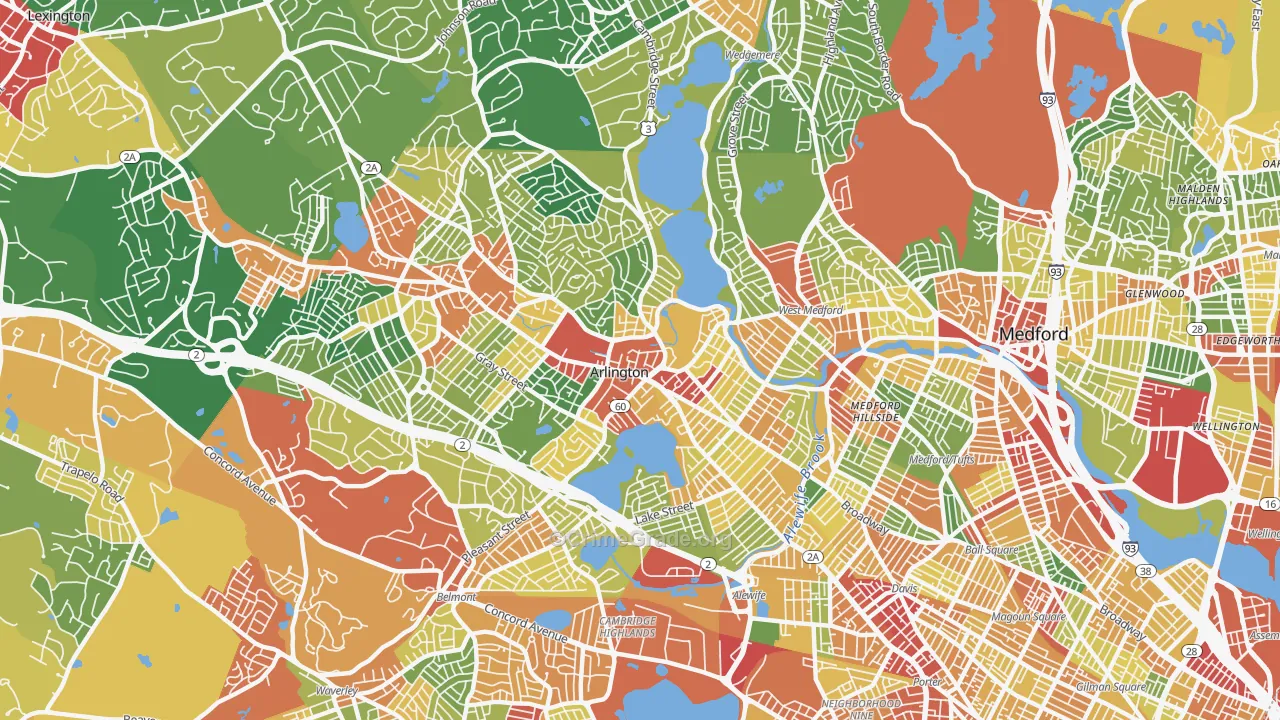 02474, MA Map of Theft Rates