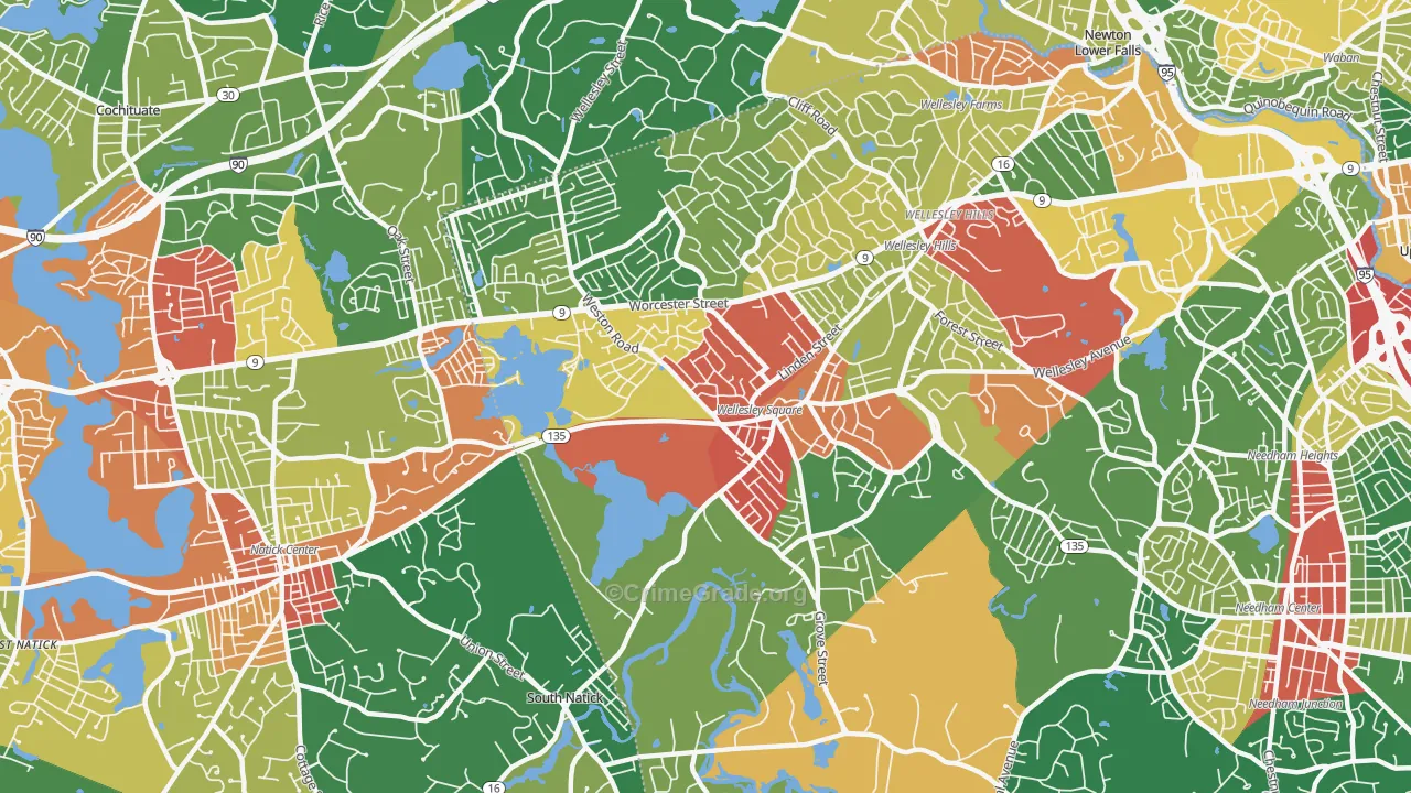02482, MA Map of Theft Rates