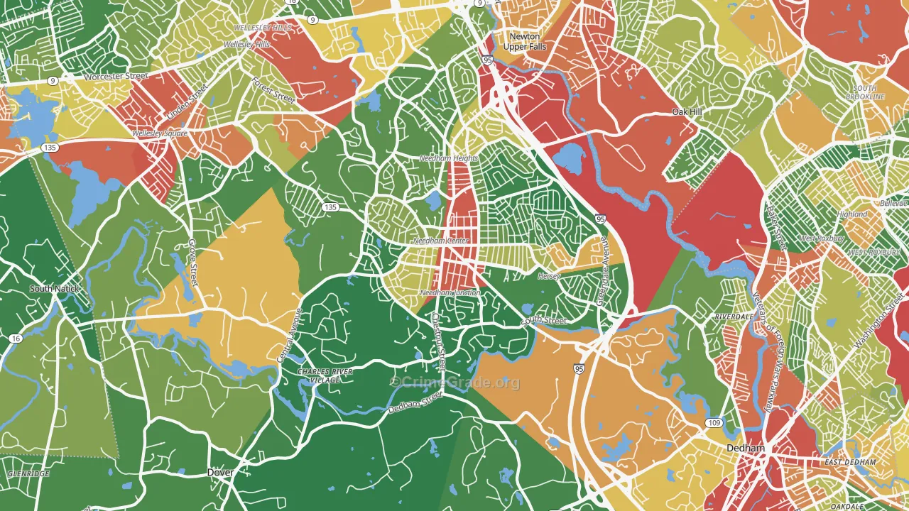 02492, MA Map of Theft Rates