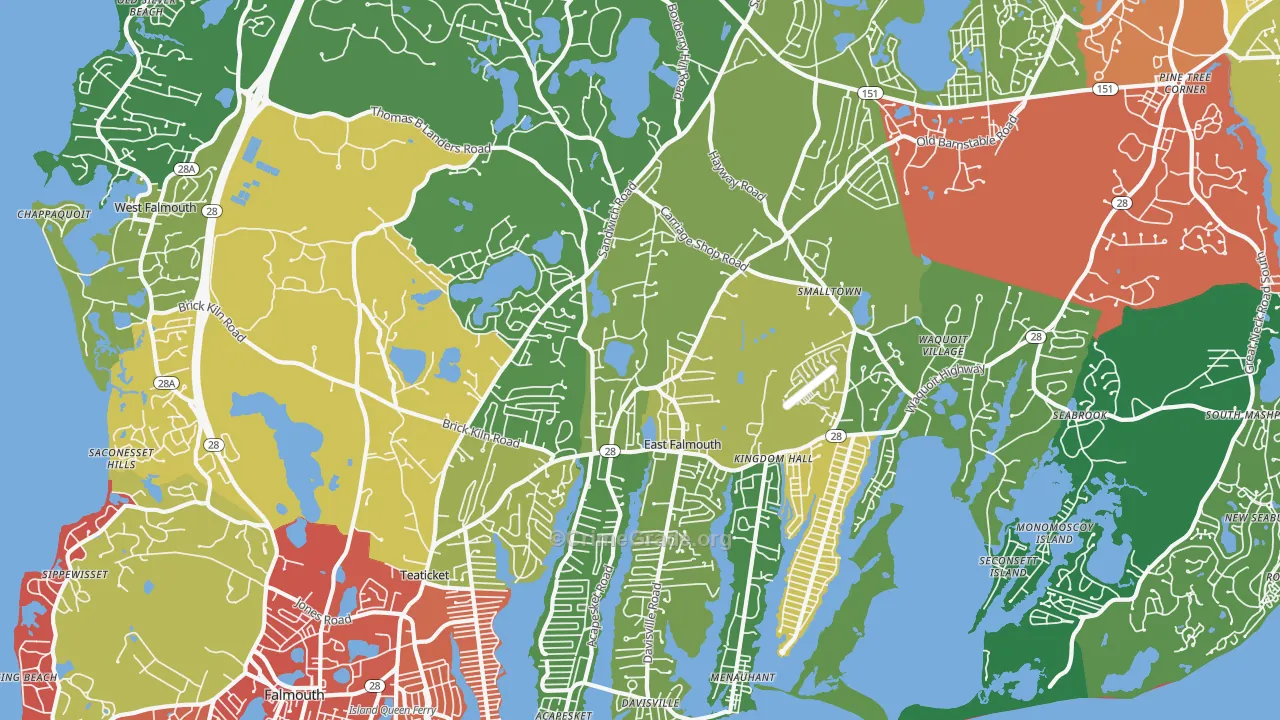 02536, MA Map of Theft Rates