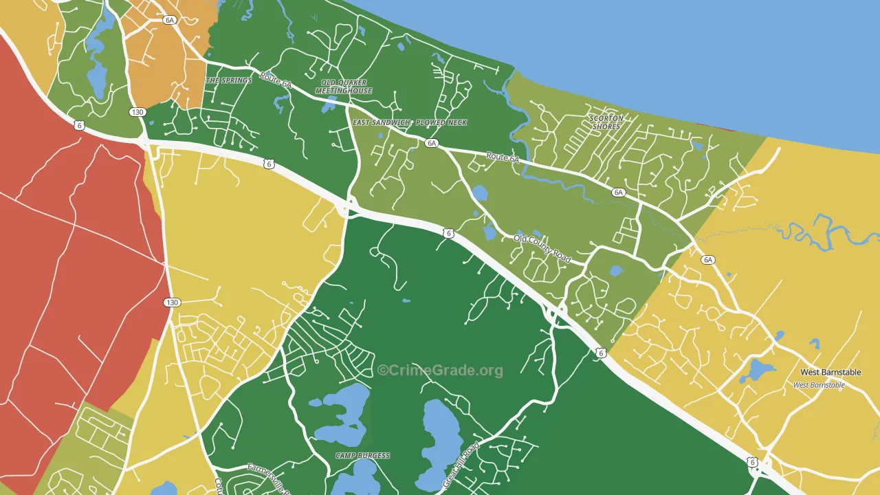 02537, MA Map of Theft Rates