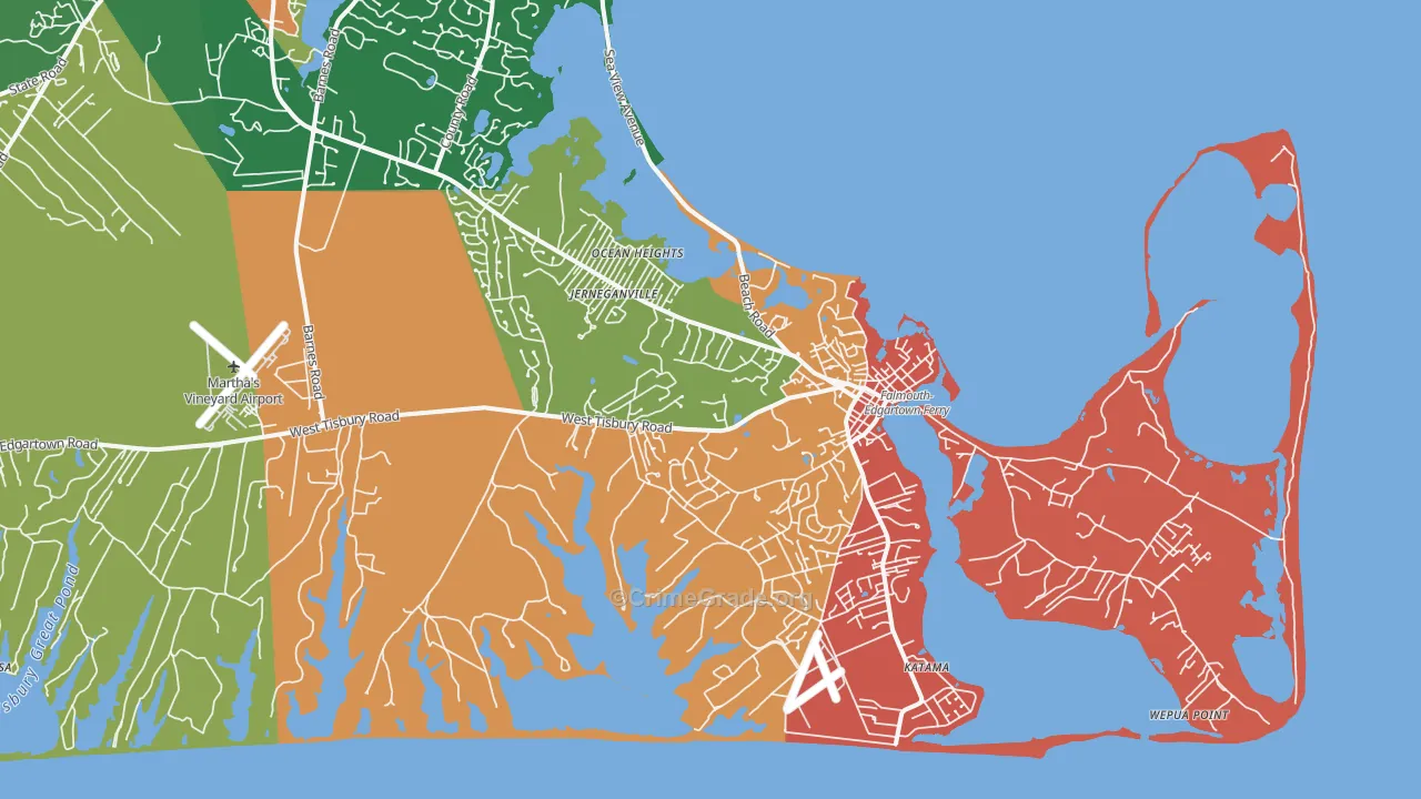02539, MA Map of Theft Rates