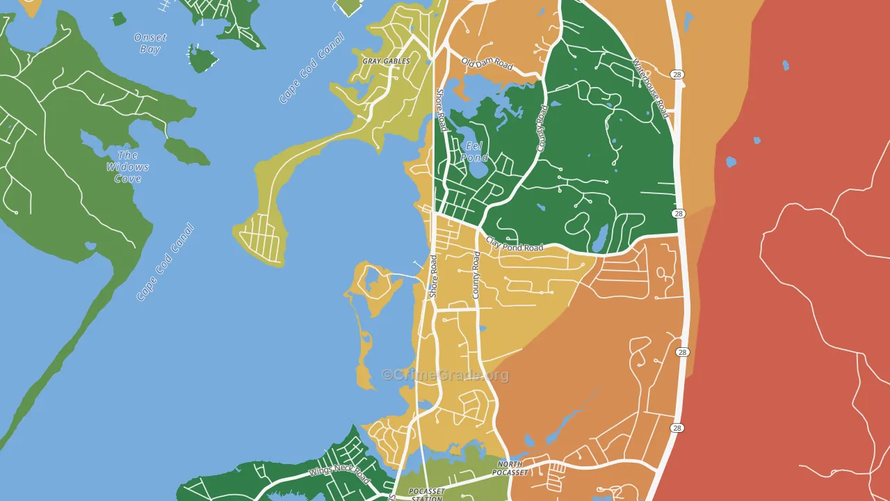 02553, MA Map of Theft Rates