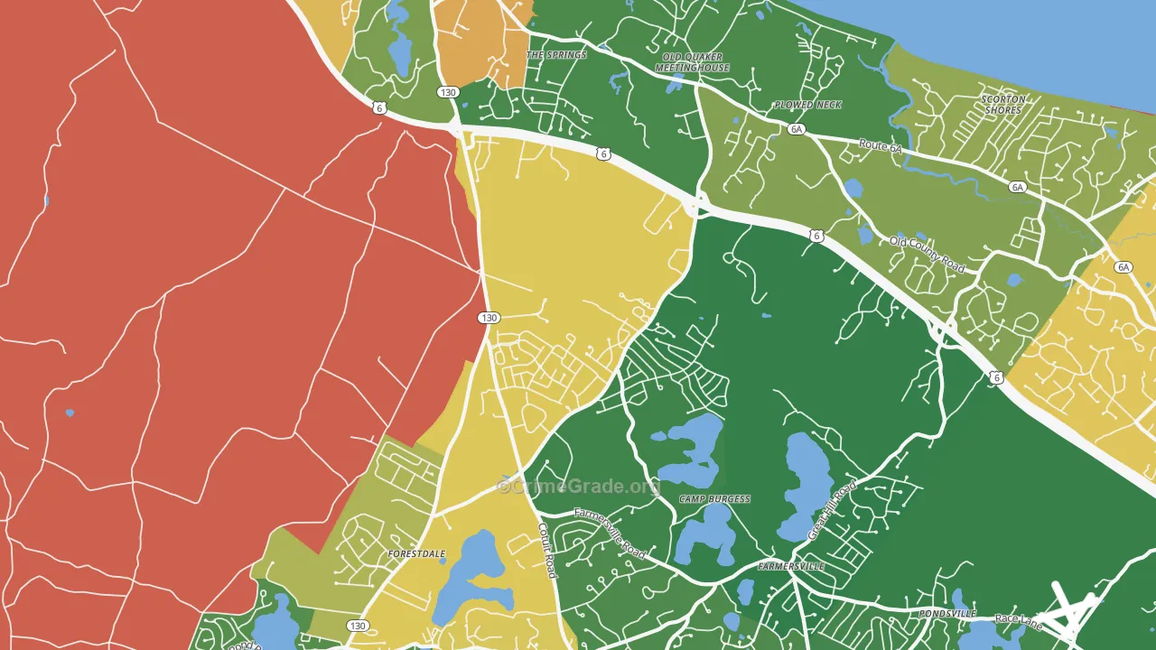 02563, MA Map of Theft Rates