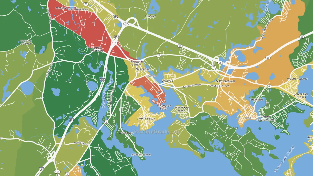 02571, MA Map of Theft Rates