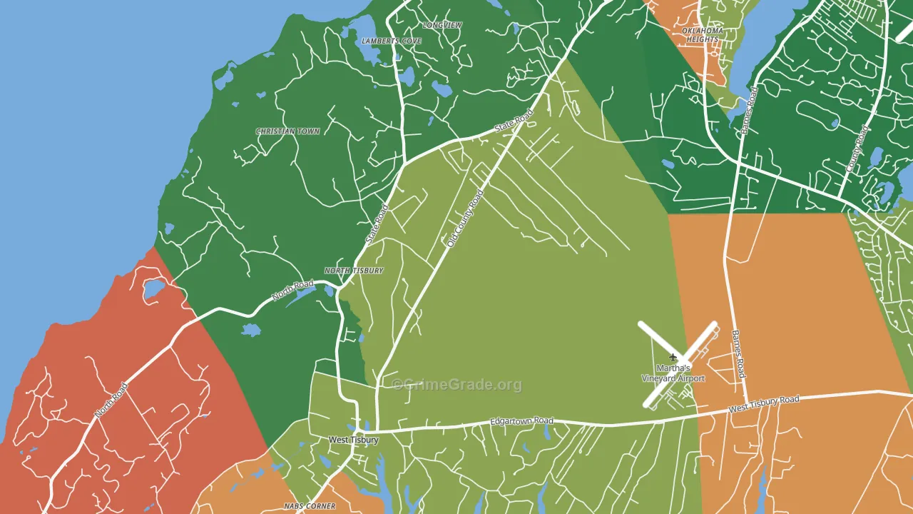 02575, MA Map of Theft Rates