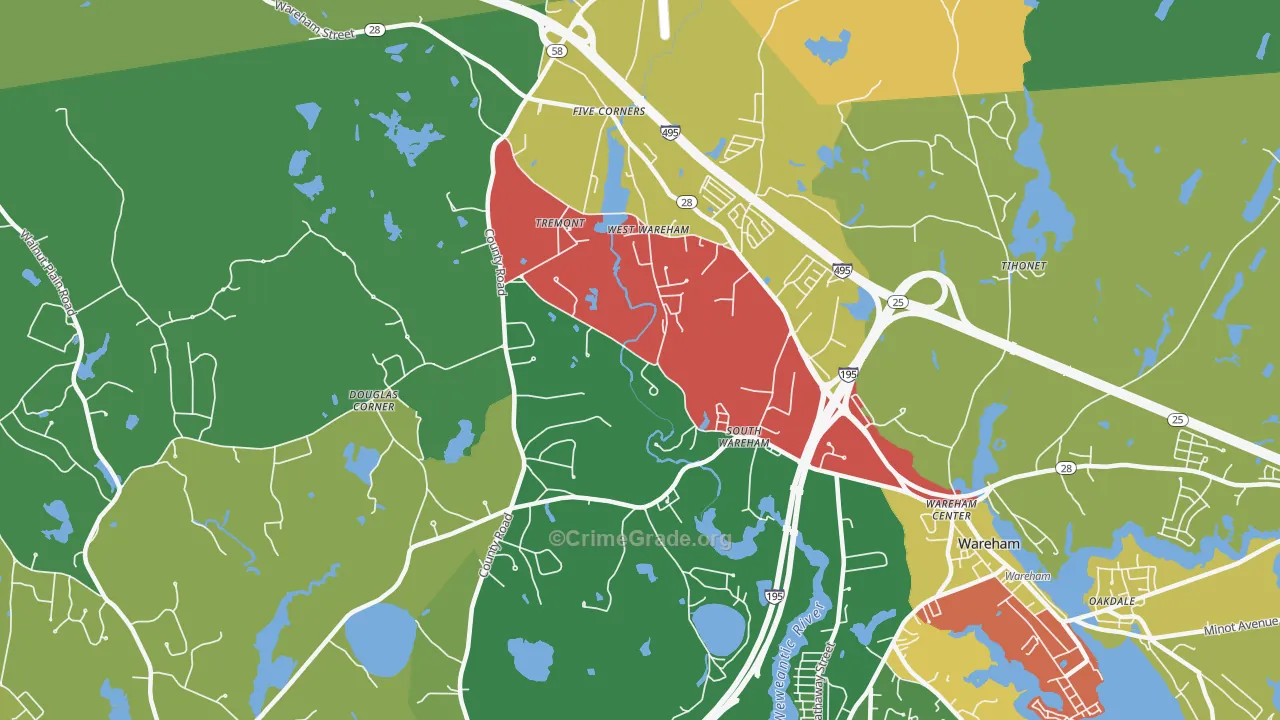02576, MA Map of Theft Rates