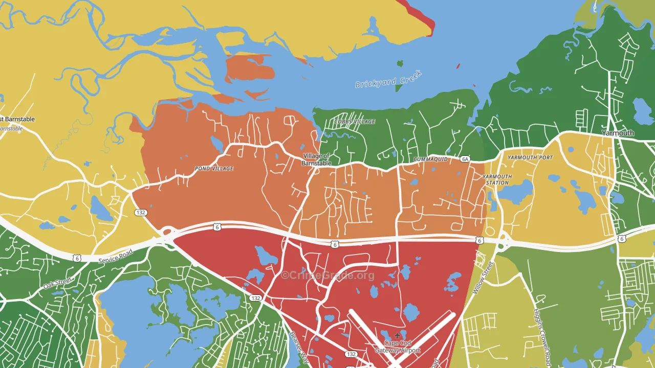 02630, MA Map of Theft Rates