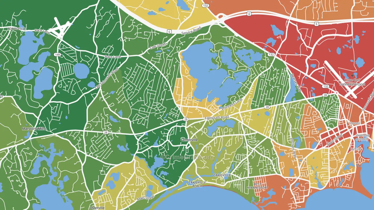 02632, MA Map of Theft Rates