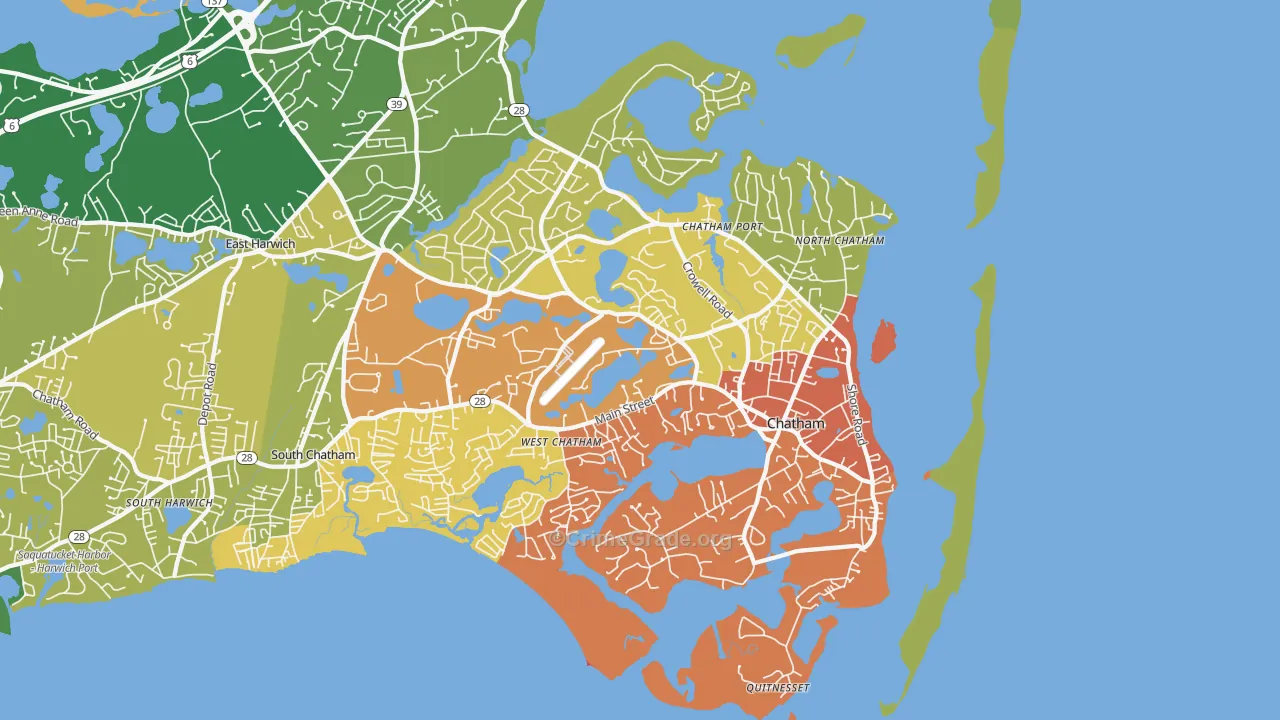 02633, MA Map of Theft Rates