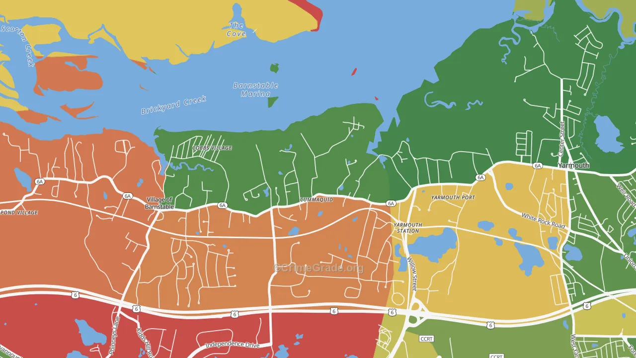 02637, MA Map of Theft Rates