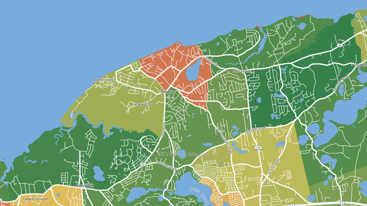 02638, MA Map of Theft Rates