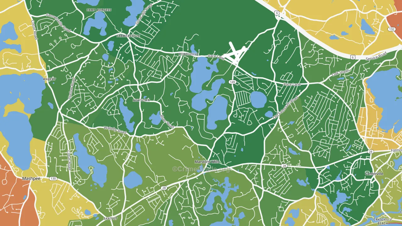 02648, MA Map of Theft Rates