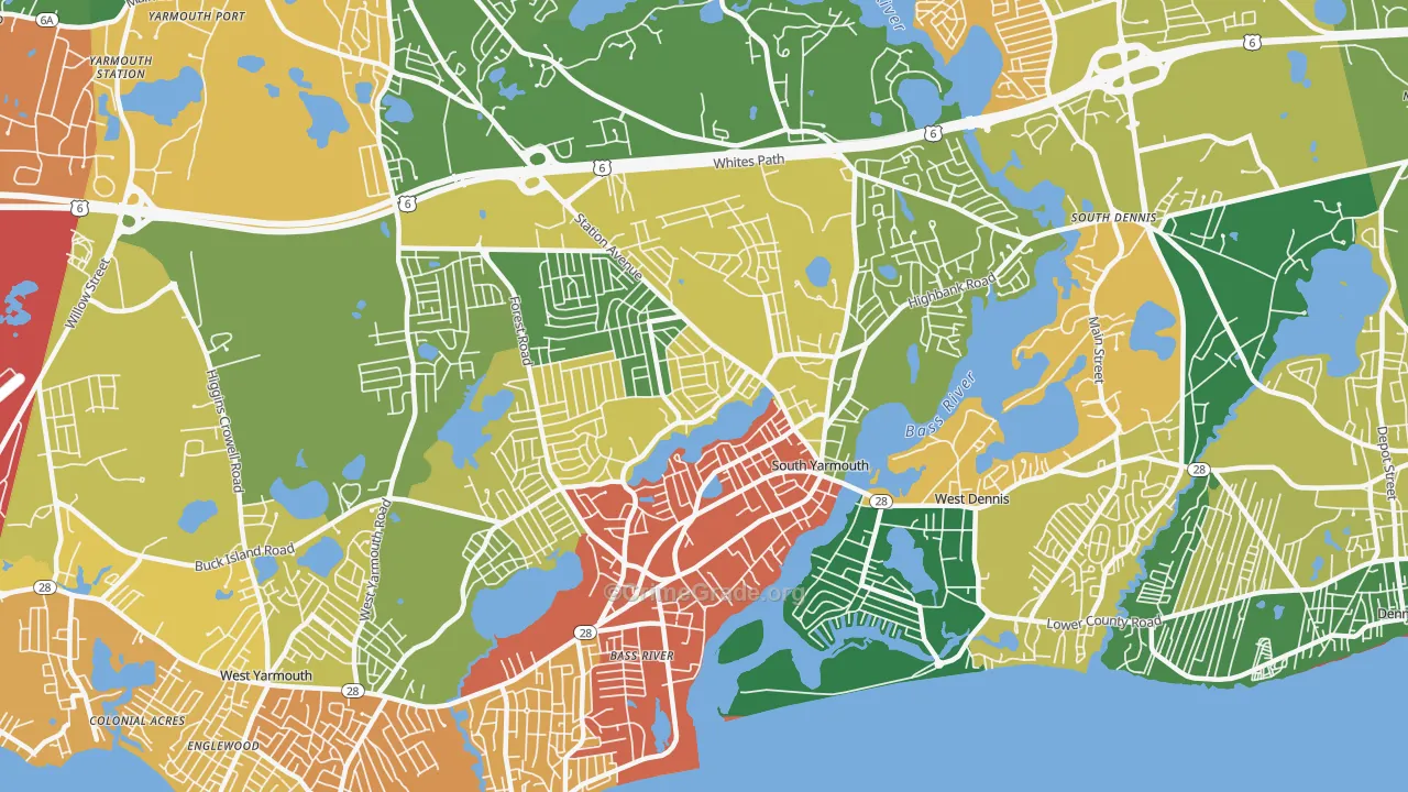 02664, MA Map of Theft Rates