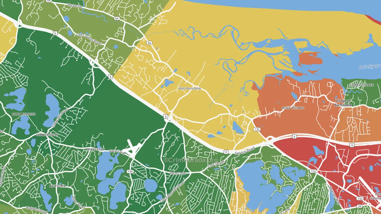 02668, MA Map of Theft Rates