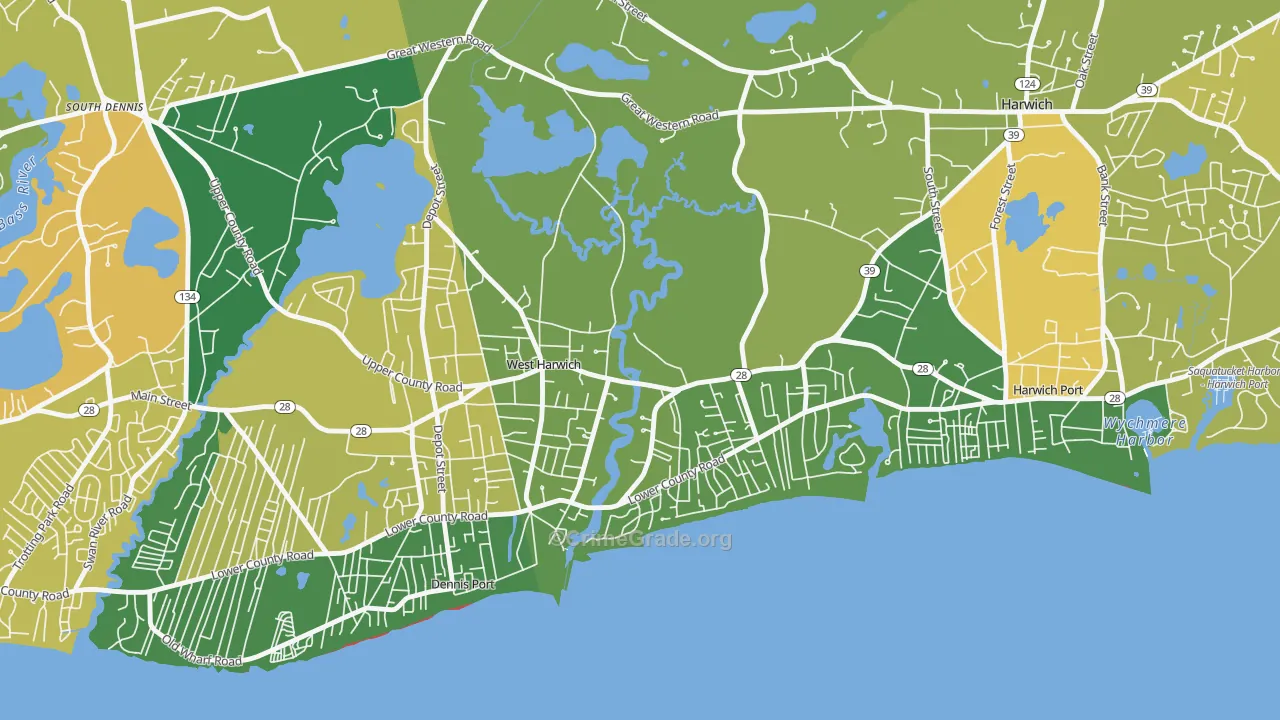 02671, MA Map of Theft Rates