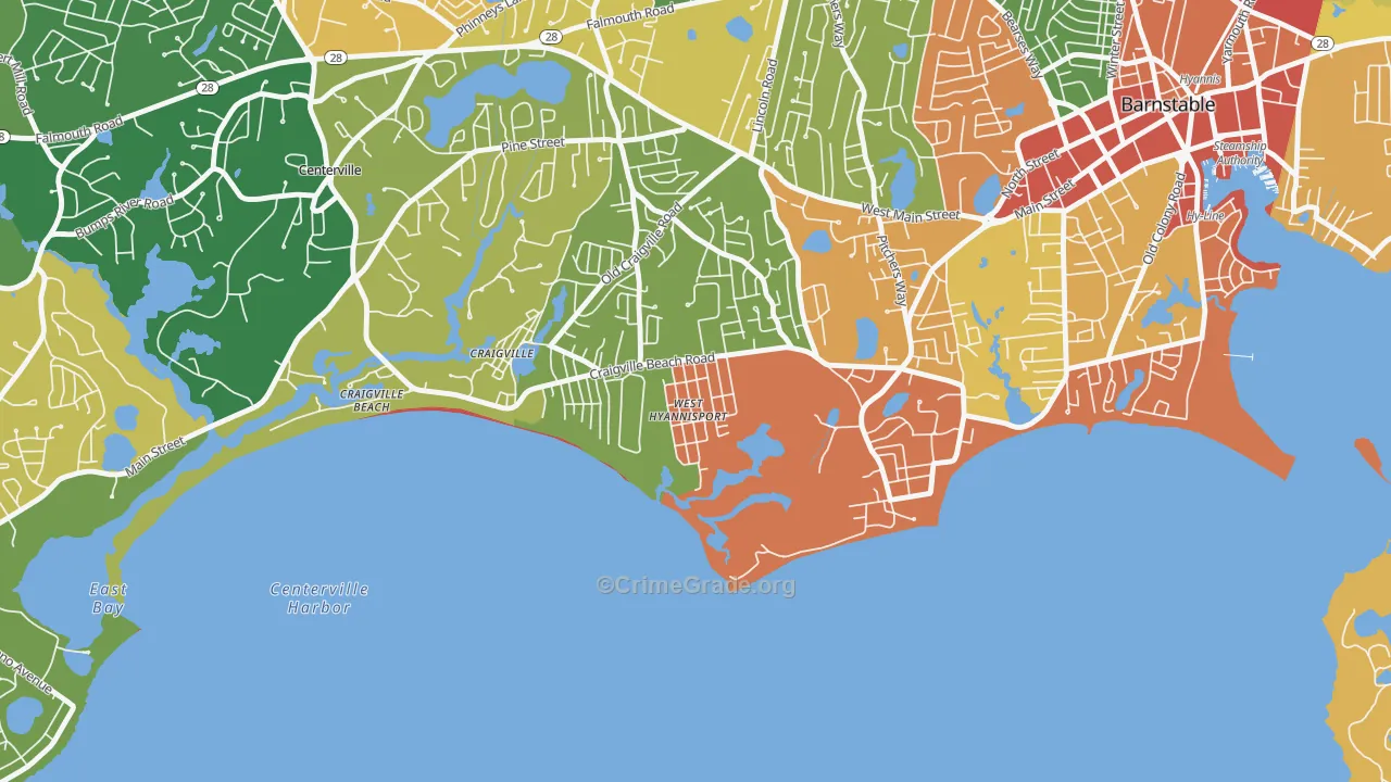 02672, MA Map of Theft Rates