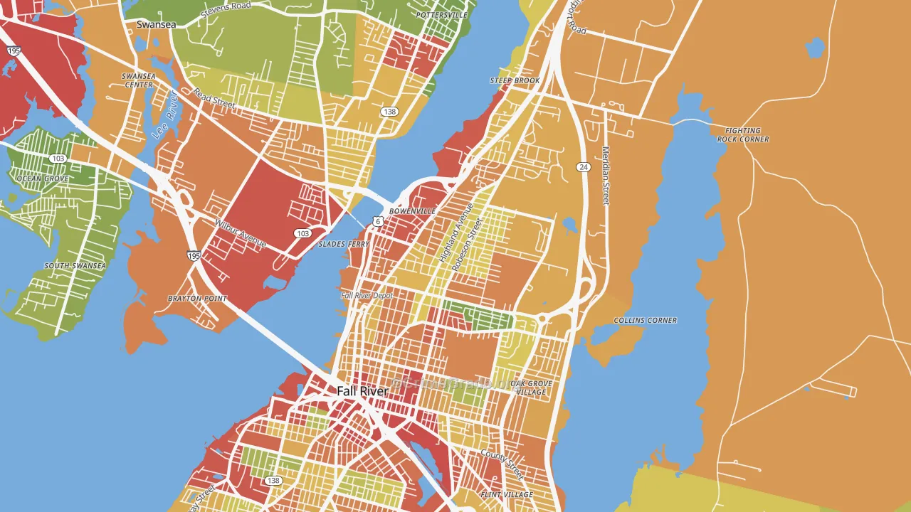 02720, MA Map of Theft Rates