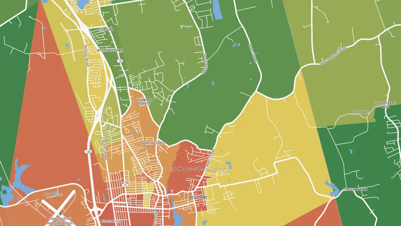 02743, MA Map of Theft Rates