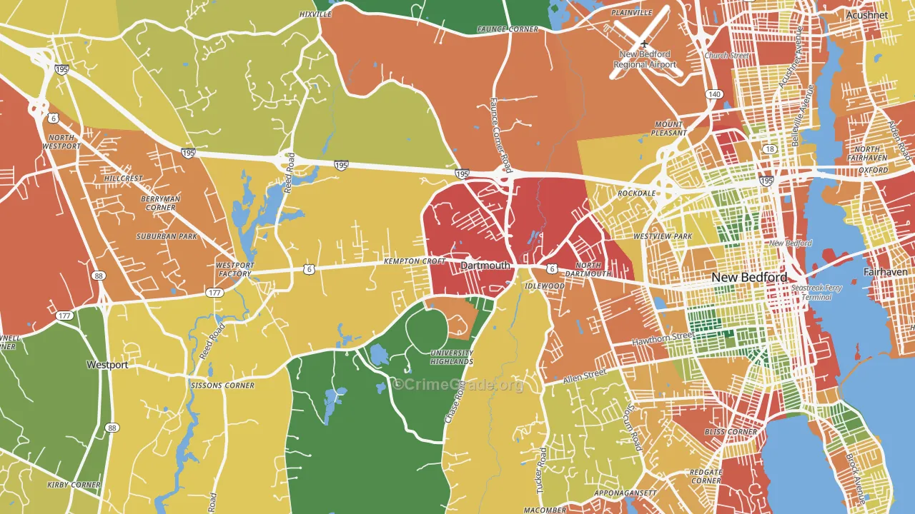 02747, MA Map of Theft Rates