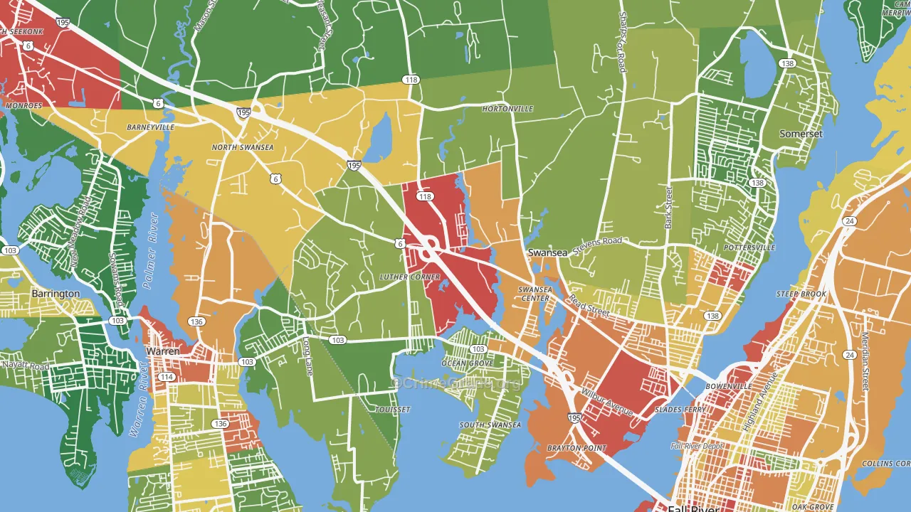 02777, MA Map of Theft Rates