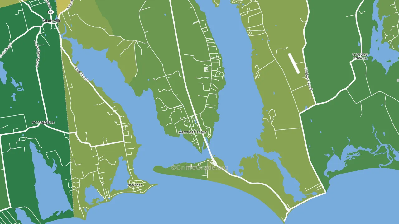 02791, MA Map of Theft Rates