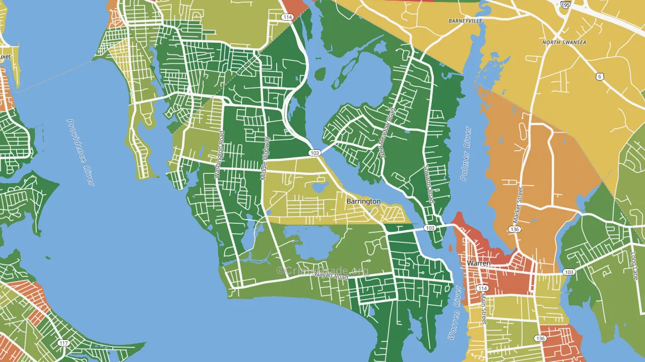 02806, RI Map of Theft Rates