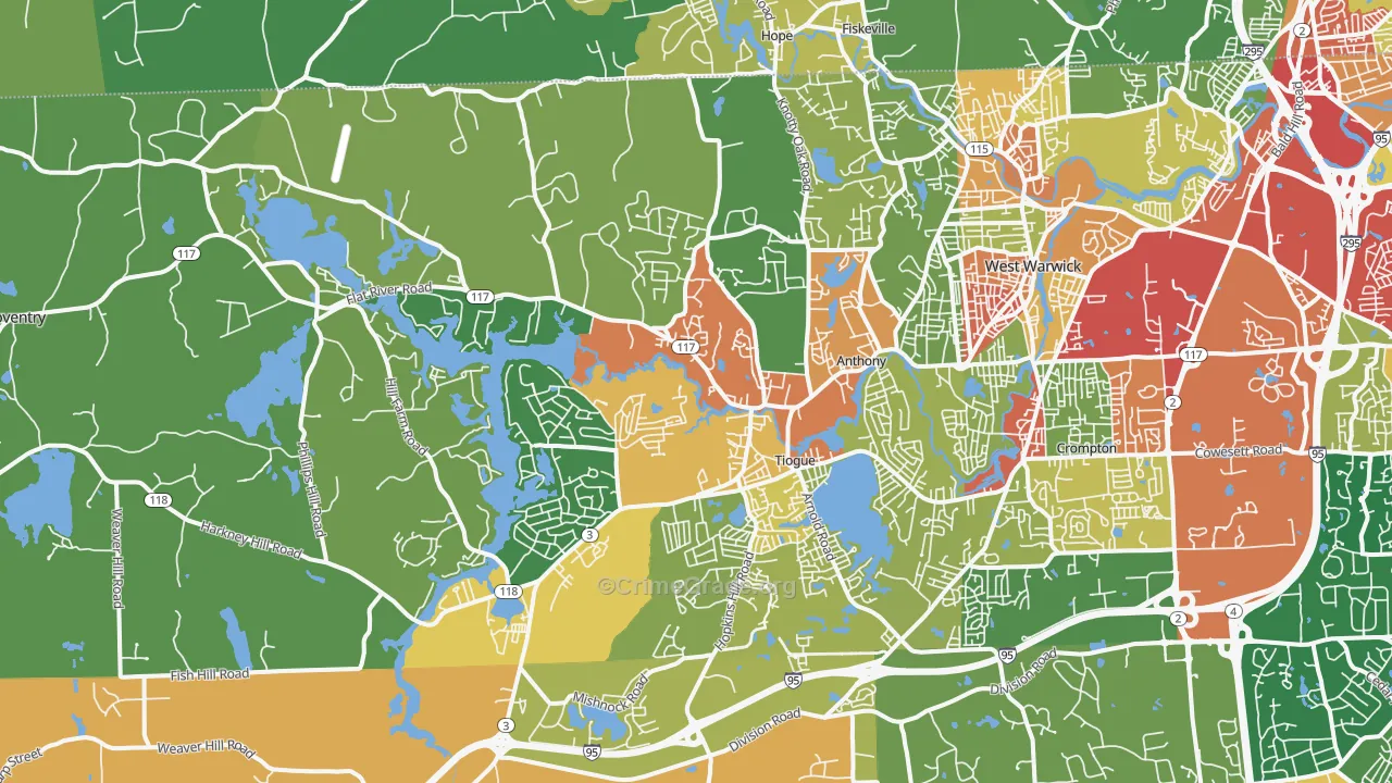 02816, RI Map of Theft Rates