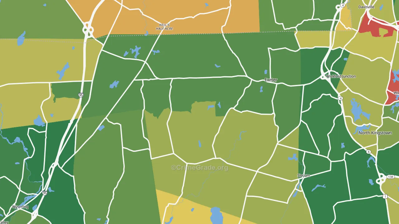 02822, RI Map of Theft Rates