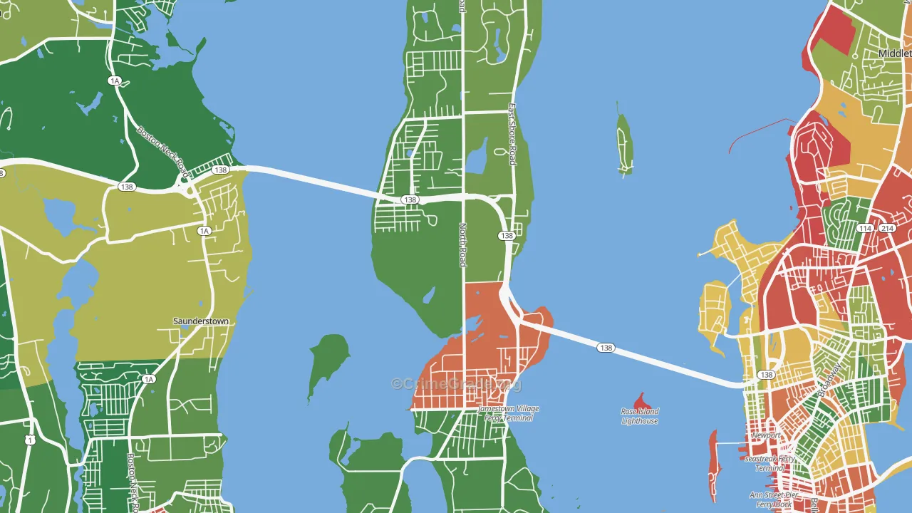 02835, RI Map of Theft Rates
