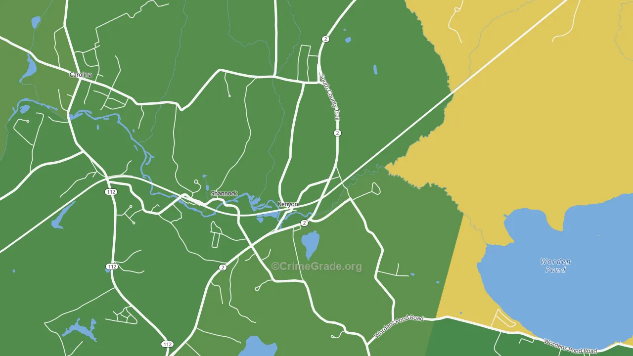 02836, RI Map of Theft Rates
