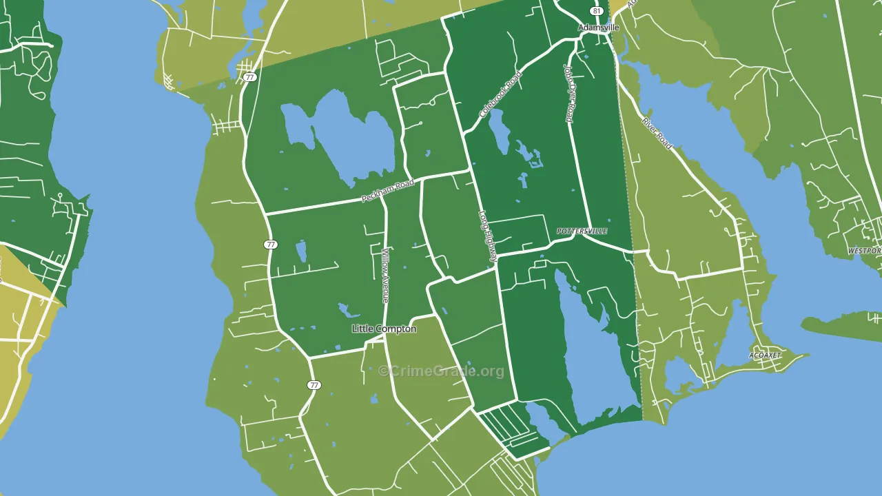 02837, RI Map of Theft Rates