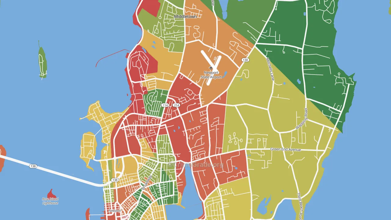 02842, RI Map of Theft Rates