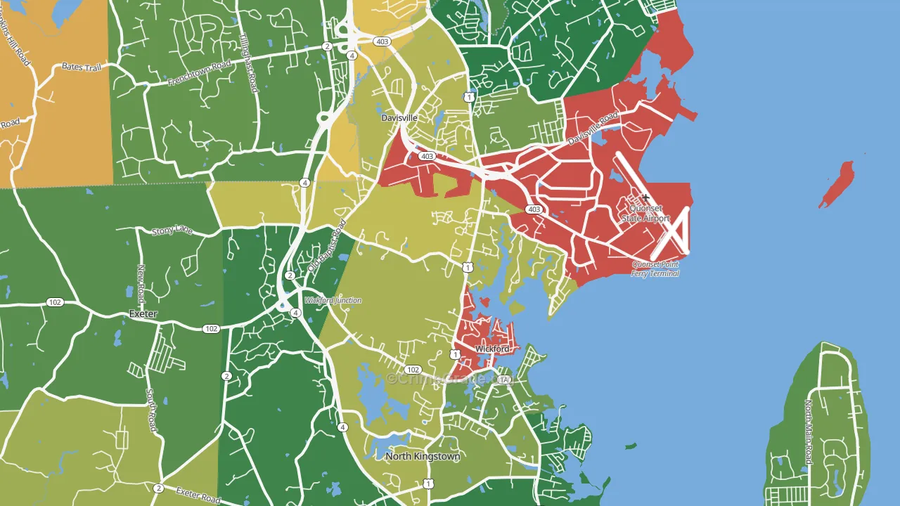 02852, RI Map of Theft Rates