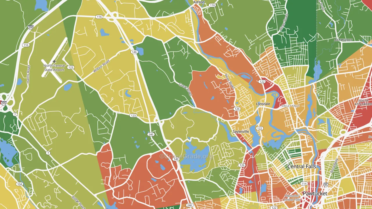 02865, RI Map of Theft Rates