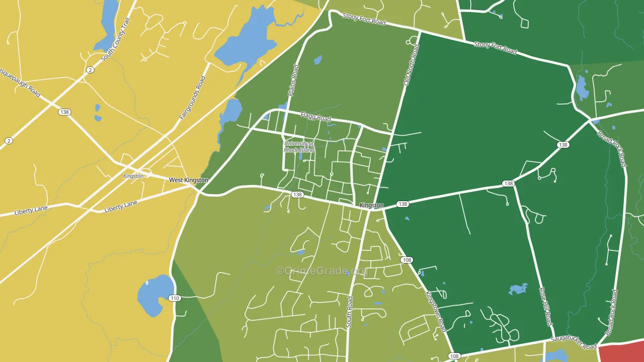 02881, RI Map of Theft Rates