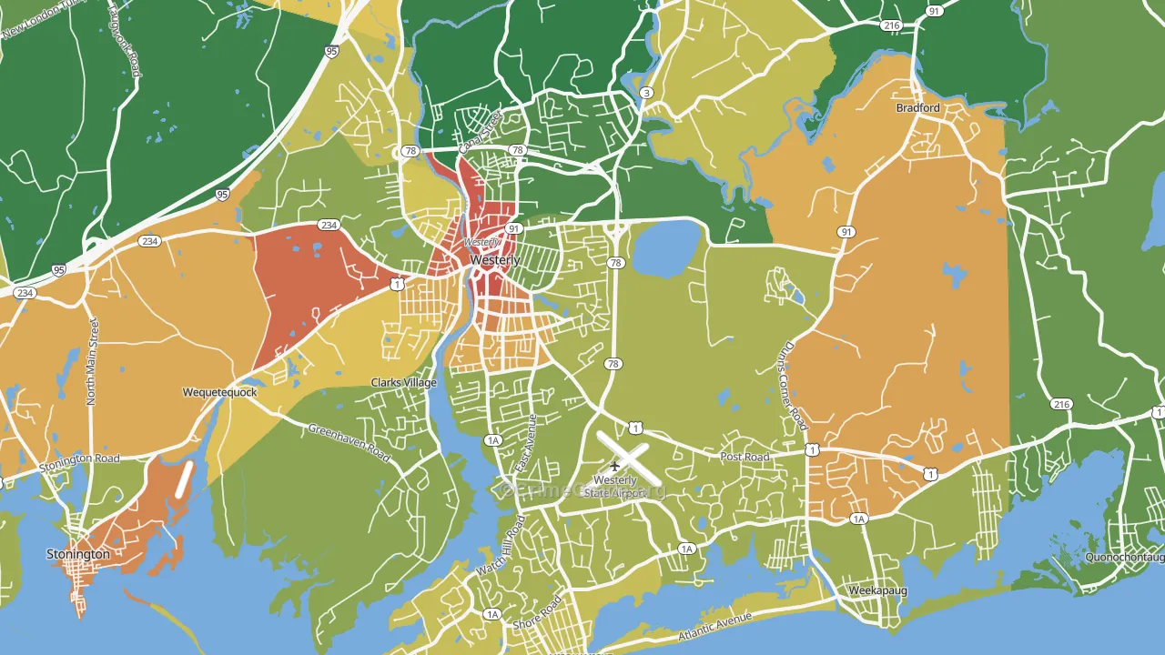 02891, RI Map of Theft Rates